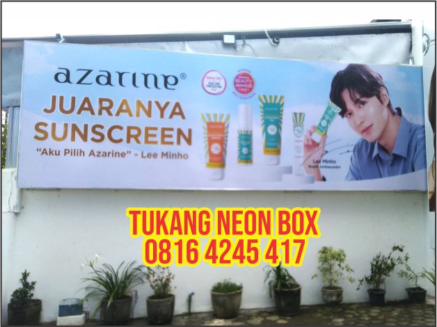 jasa neon box kotak backlite murah jogja