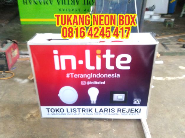 jual neon box kotak backlite murah jogja