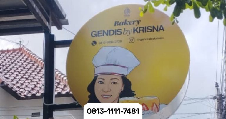 harga neon box bulat di jogja