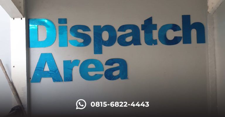 huruf timbul stainless murah