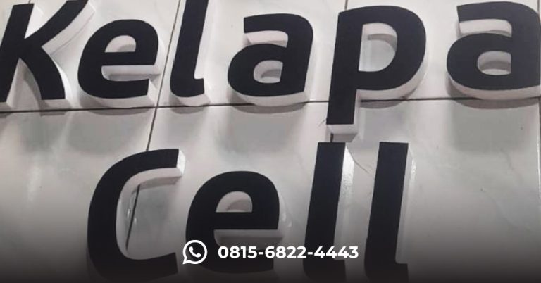 jual huruf timbul akrilik