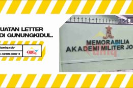 Contoh Letter sign Berkualitas di Gunungkidul